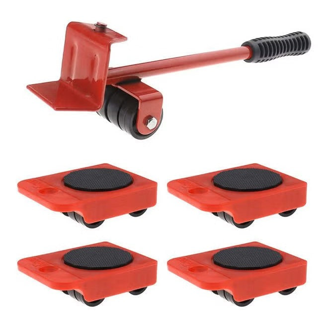 5-Piece Furniture Movers - Heavy Duty 360° Sliders, Adjustable Lifter & Anti-Slip Pads - Moving Kit for Sofa, Fridge, Washing Machine & Heavy Furniture