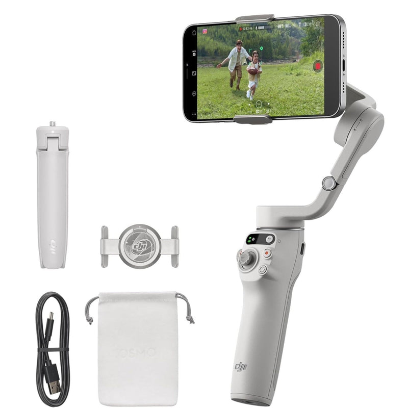 DJI OSMO Mobile 6 Smartphone Gimbal Stabilizer, 3-Axis Phone Gimbal, Built-In Extension Rod, Android and iPhone Gimbal, Vlogging Stabilizer