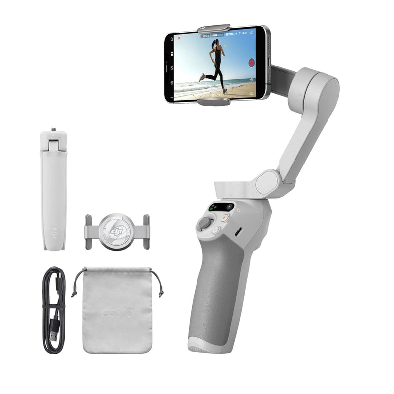 DJI OSMO Mobile SE Intelligent Gimbal, 3-Axis Phone Gimbal, Android And iPhone Gimbal, Vlogging Stabilizer YouTube And TikTok Videos