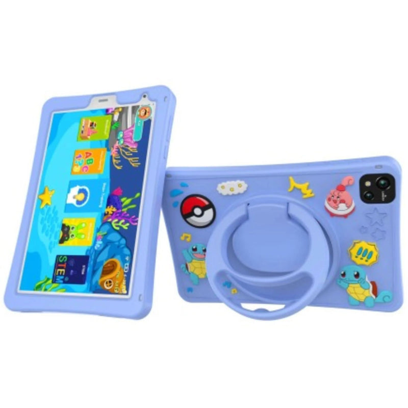 DISCOVER Fire 3 Educational Kids Tablet 8 inch 64GB ROM - 6GB RAM - Single SIM - 5000mAh - (Blue, Yellow)