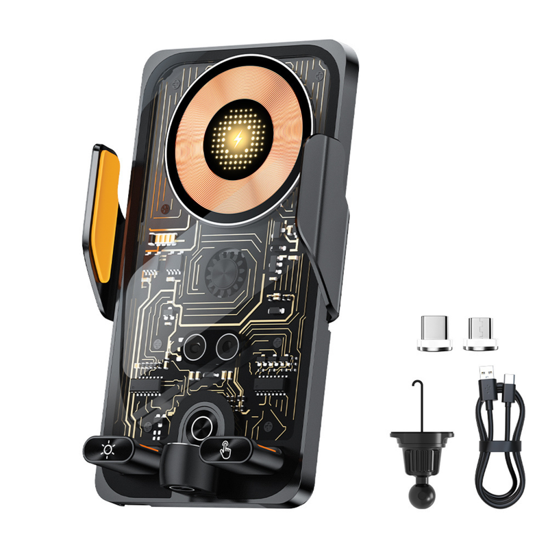 FJ10 15W Wireless Charging Car Phone Holder