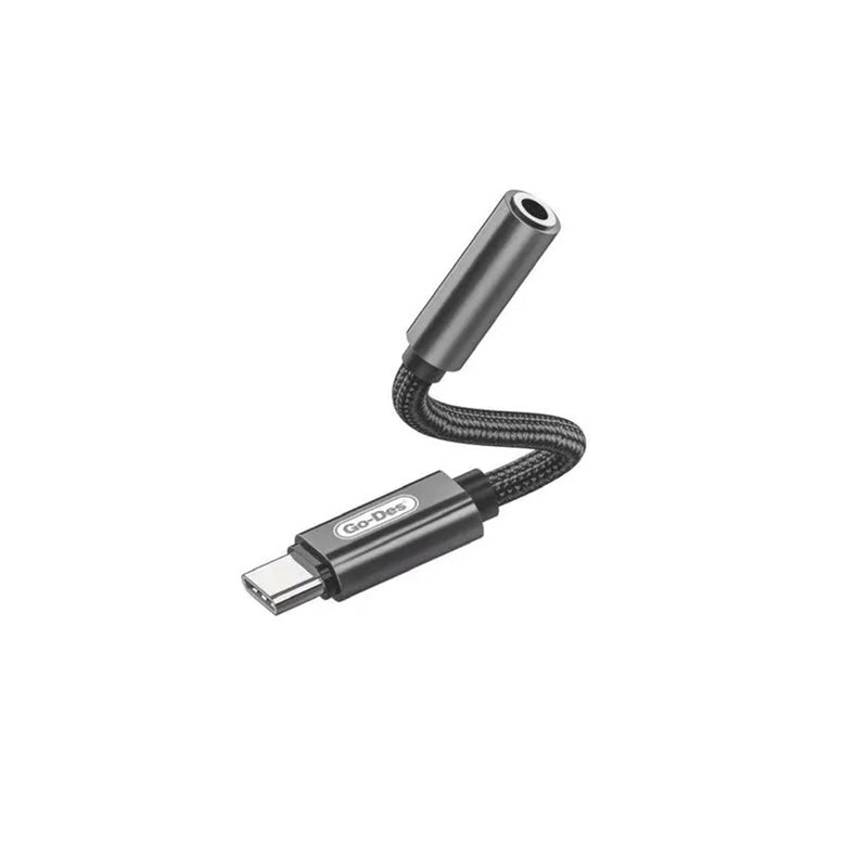 Go-Des Type C Audio Adapter to DC 3.5MM Headphone Jack DAC Adapters & Connectors For Ipad Samsung Xiaomi