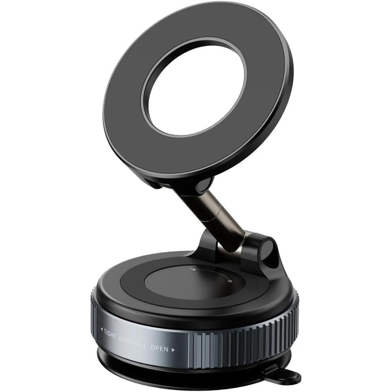 K007 360° Magnetic Phone Holder for Car | Strong Suction Mount with MagSafe Support | Universal Dashboard & Windshield Mobile Stand for iPhone & All Smartphones (K007)