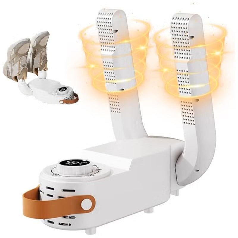 Multifunctional Electric Shoe Dryer and Deodorizer, Foldable & Retractable Shoe Warmer with Hot Air Circulation, Adjustable Rack for Boots, Sneakers, Gloves – Fast Drying & Odor Control