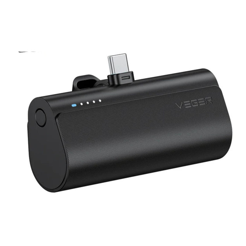 VEGER Mini Portable Power Bank 5000mAh, 20W PD Fast Charging PD/QC3.0 for USB C Devices